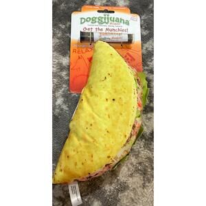 Doggijuana-Get the Munchies Taco Refillable Dog Toy (NEW)
